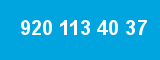 920 113 40 37